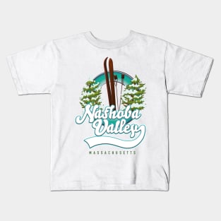 Nashoba Valley Westford, Massachusetts Ski poster Kids T-Shirt